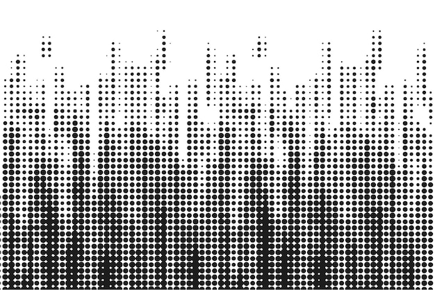 abstract gradient halftone dots background pop art template texture vector illustration
