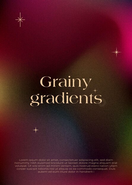 Abstract Grainy Gradient Background with Soft Colors and Sparkles