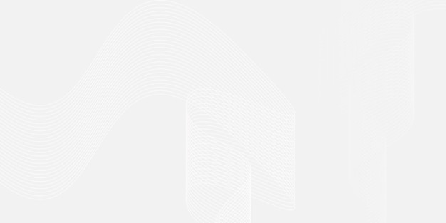 abstract gray curved line on white background