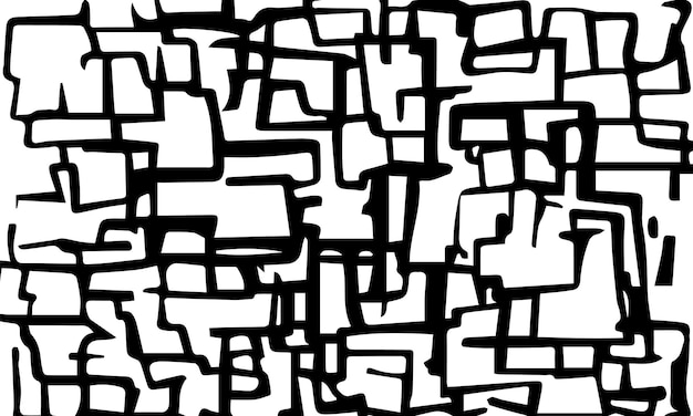 Abstract grunge texture chaotic shape squares Vector background