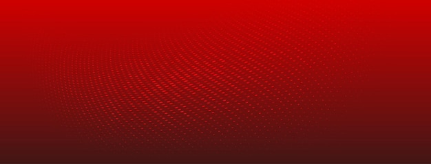 abstract halftone background of small dots and wavy lines in red colors