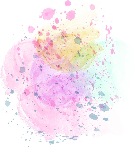 Abstract hand drawn watercolor background A Vivid Watercolor Canvas