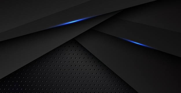 abstract light blue black space frame layout design tech triangle concept gray texture background