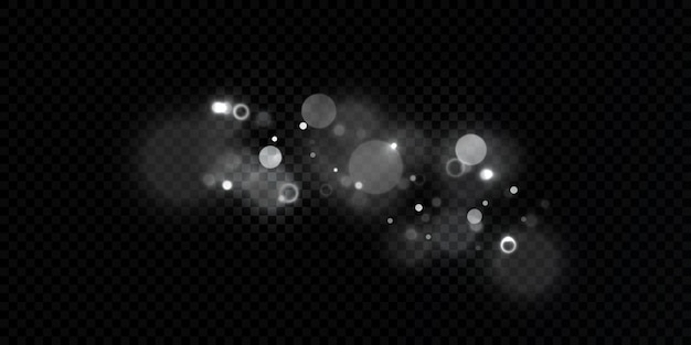 abstract light effect on a black background