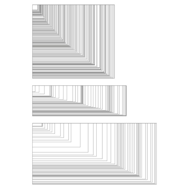 Abstract linear pattern Geometric shape design Monochrome line art Vector abstract