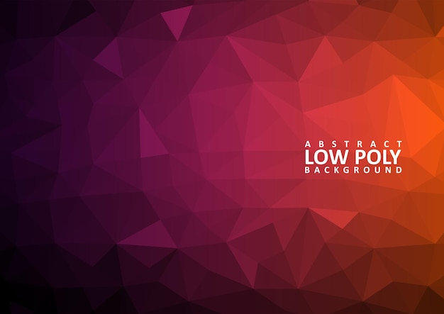 abstract low poly background with triangle shapes