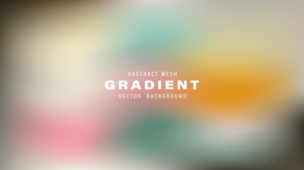 Abstract Mesh Gradient Vector Background Design Pastel Colors