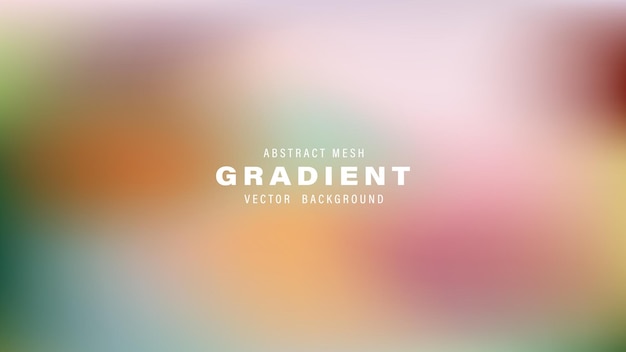 Abstract Mesh Gradient Vector Background Design Pastel Colors