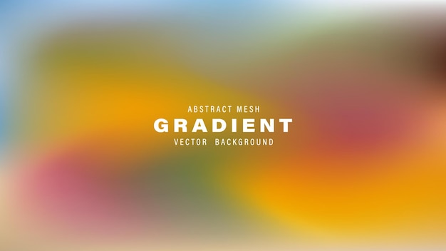 Abstract Mesh Gradient Vector Background Design Template Colors Blurred