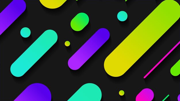 abstract minimal geometric shape background with gradient