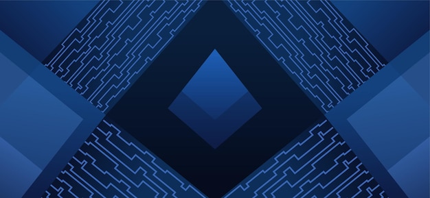 Abstract modern blue tech background