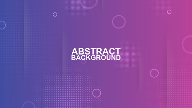 abstract modern elegant design background with circle and halftone shape in blue and purple color