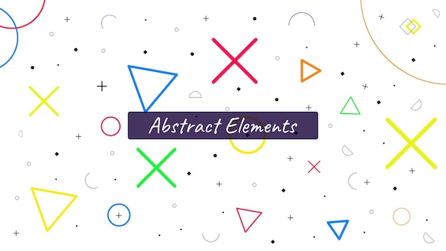 abstract modern elements pattern background with shapes