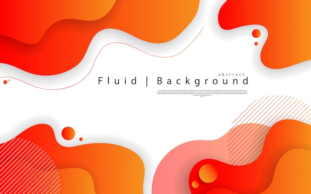 Abstract modern graphic element. Dynamical colored forms and waves. Gradient abstract background with flowing liquid shapes.