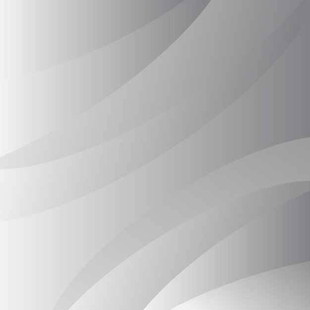 Abstract Modern Grey Wave Background