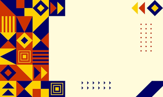 abstract mosaic flat design background
