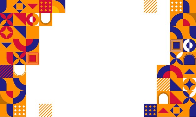 abstract mosaic flat design background