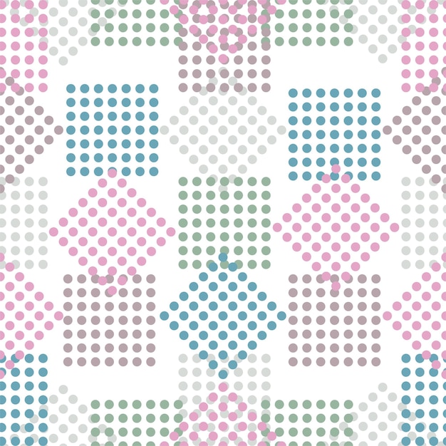 abstract multicolor seamless chaotic pattern with urban geometric elements.