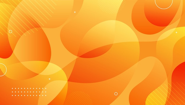 Abstract Orange Gradient Background Design
