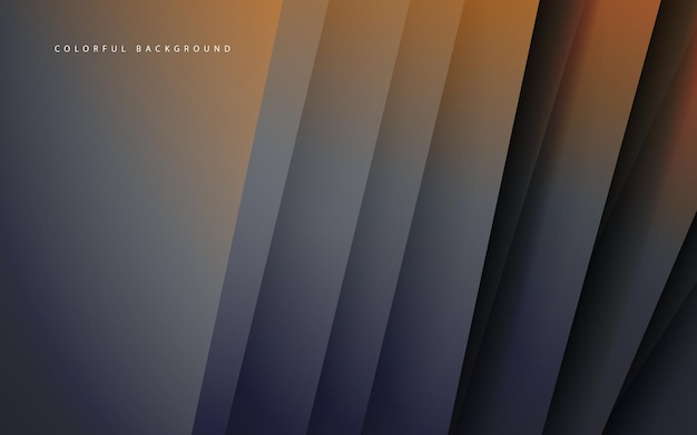 Abstract overlap layer grey orange background