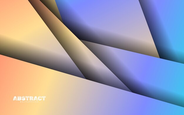 abstract overlap papercut gradient color background
