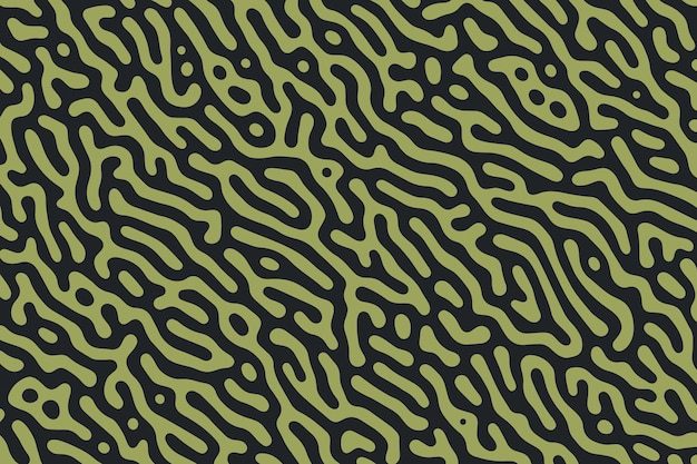 abstract pattern with wavy irregular lines forming a maze on a dark background