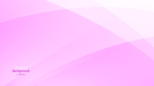 Abstract Pink Gradient Background with Curved Lines