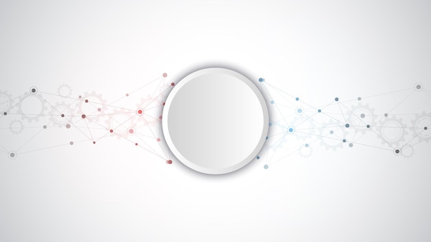 abstract plexus background with connecting dots and lines. global network connection, digital technology and communication concept.