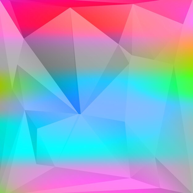 abstract polygonal background futuristic style geometric colorful triangle texture bright mosaic surface