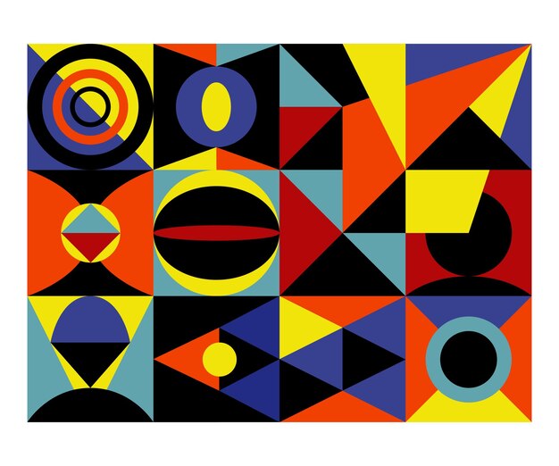 Abstract polygonal background geometric minimalism design