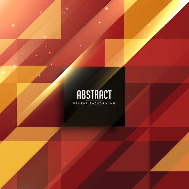 Abstract red and yellow geometric background