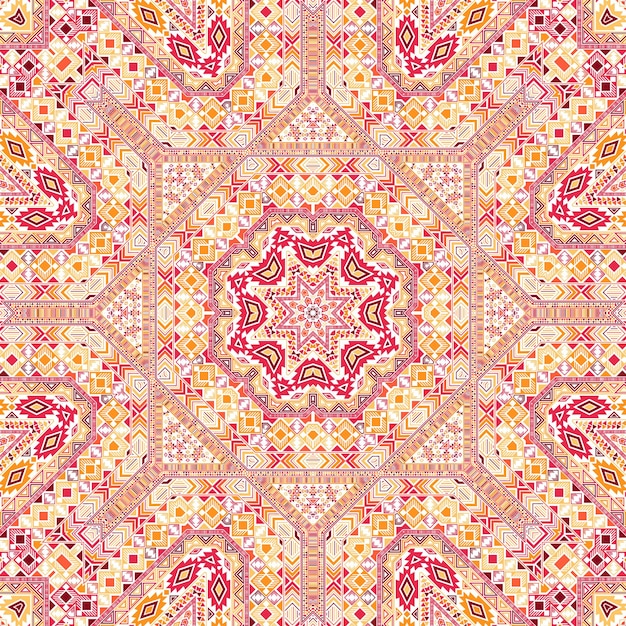 abstract seamless pattern with geometric elements structure