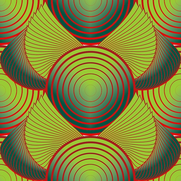 abstract seamless textured background with green color combined with red color