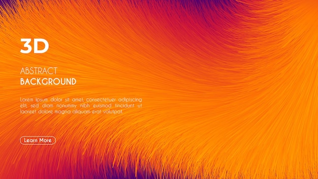 Abstract Smooth Orange Background Simple Flow Background Template
