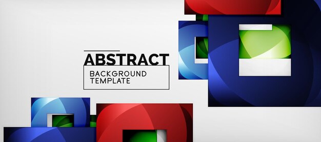 abstract squares geometric background can be used in cover design book design website background