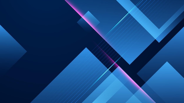 Abstract tech background Futuristic technology interface with arrows lines waves speed lights motion data concept science element cyberspace shapes and connection lines