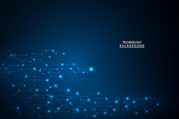 abstract technology background hi-tech communication concept futuristic digital innovation background for global web, connection,circuit board, science. vector illustration
