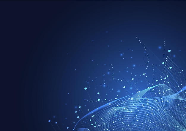 abstract technology background with big data internet connection abstract sense of science