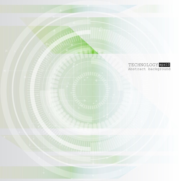 Abstract technology background with various technological elements. Vector illustration. EPS 10.