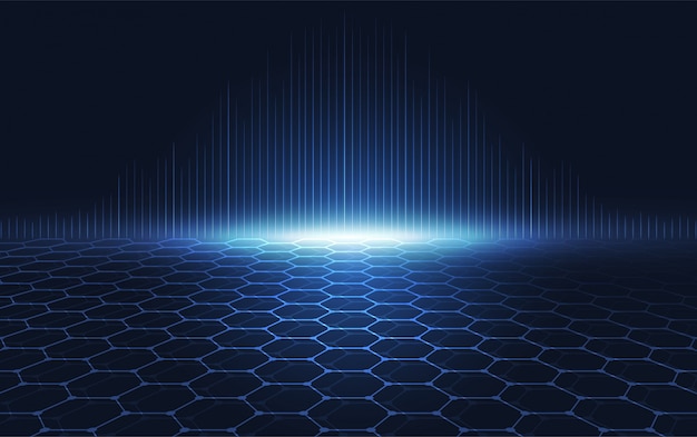 Abstract technology innovation communication
