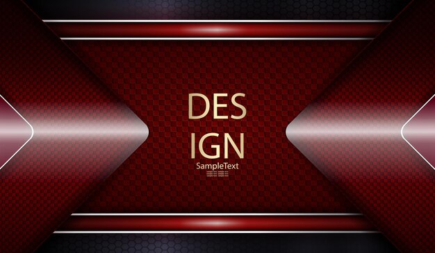 abstract textural dark red mesh background with arrows of red mirror shade