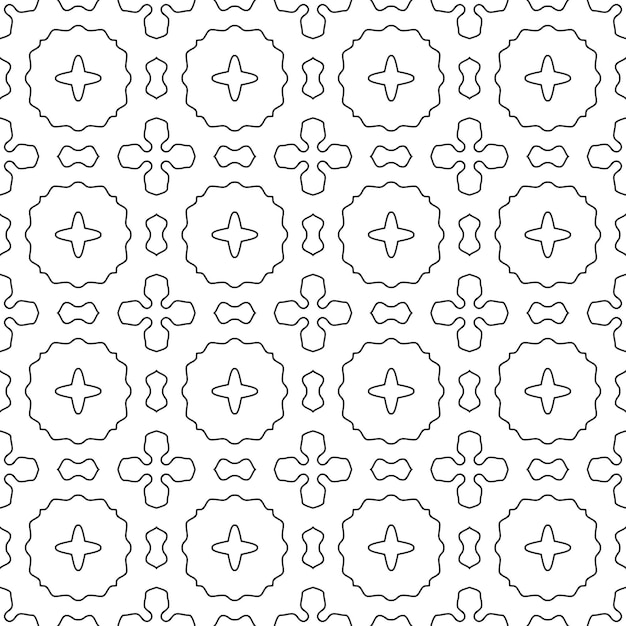 Abstract thin line seamless pattern. Linear ornamental geometric background. Wrapping paper.