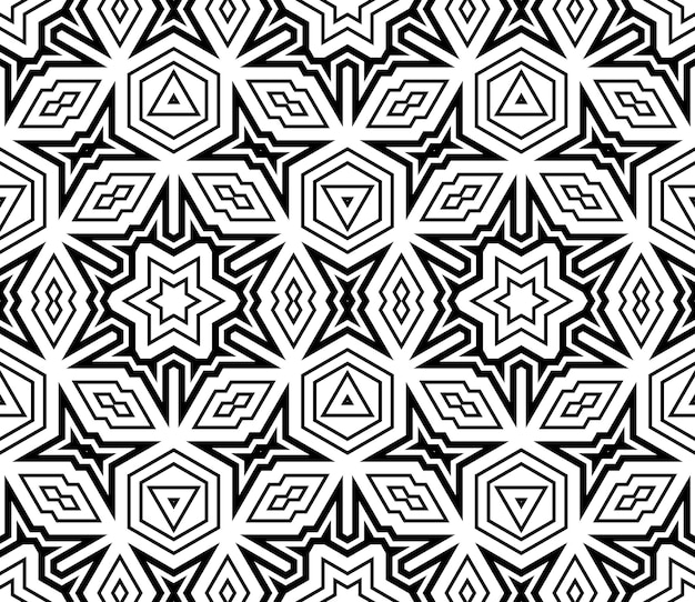 abstract thin line seamless pattern. linear ornamental geometric background. wrapping paper.