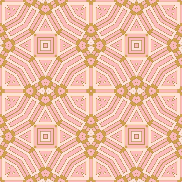 Abstract thin line seamless pattern. Linear ornamental geometric background.