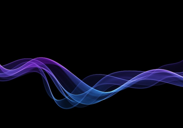 Abstract transparent wave perfect for backgrounds branding or minimalistic art compositions