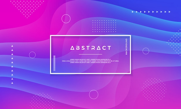 abstract trendy dynamic color background design.
