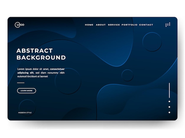 Abstract trendy gradient background vector background