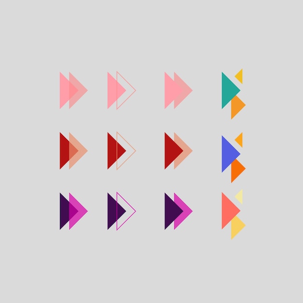 Abstract Triangles Assets