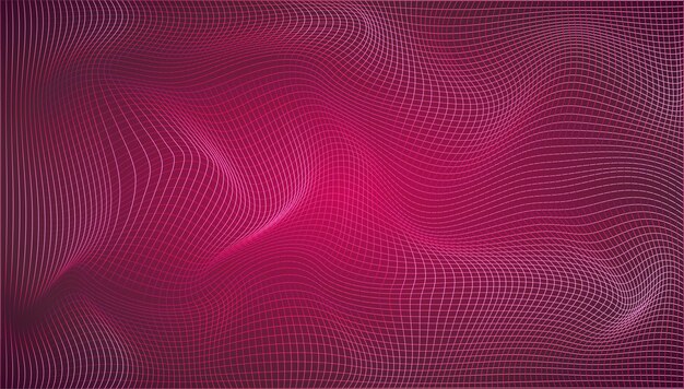Abstract vector lines background with color gradient Lines pattern for banner background