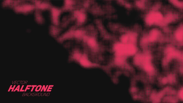 abstract vector torn red halftone background scrathed dotted texture element